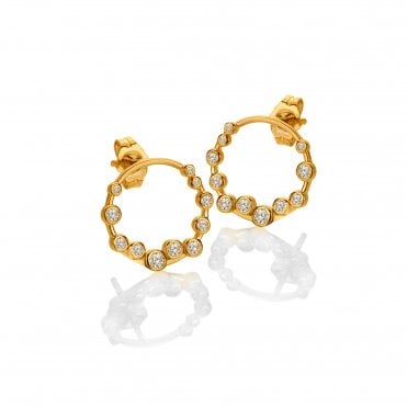 HD X Golden Edit Tender Wreath Earrings