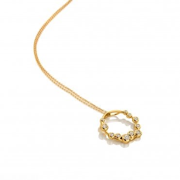 HD X Golden Edit Tender Wreath Pendant