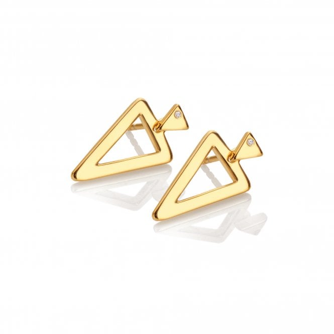  Triangle Paired Earrings