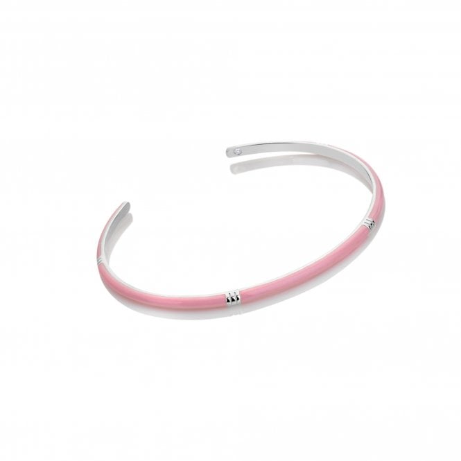 HD X Tasha Ghouri Enamel Bangle - Pink