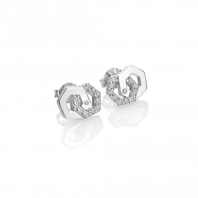 Hexagon Earrings