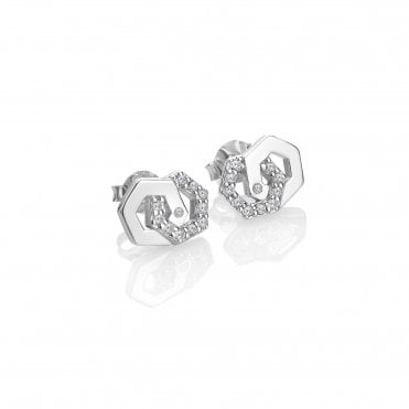 Hexagon Earrings