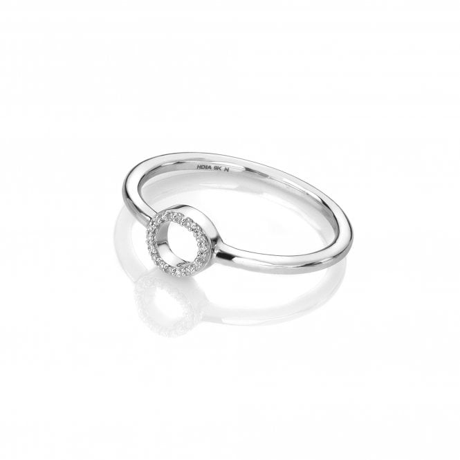 Infinity Ring - 9ct White Gold