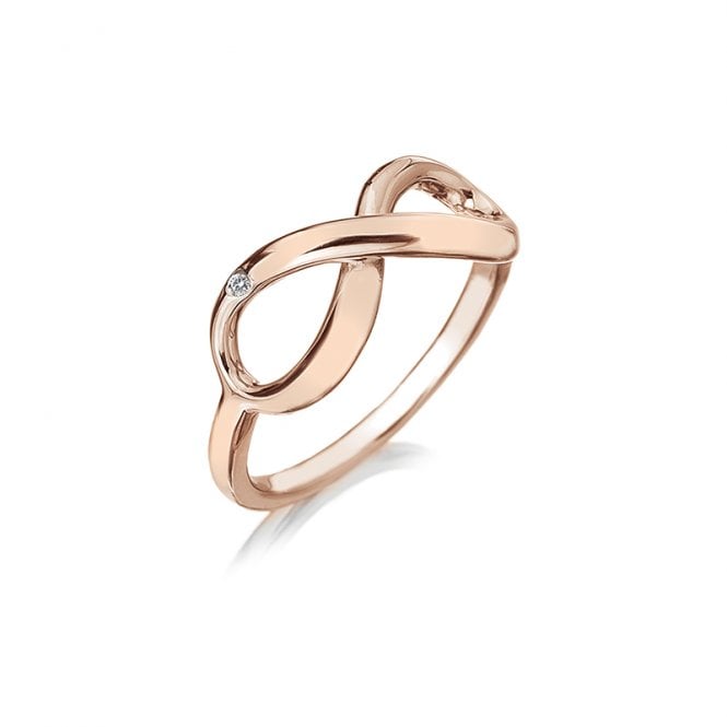 Infinity Rose Gold Plated Ring