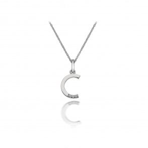 Initial Pendant - Letter C