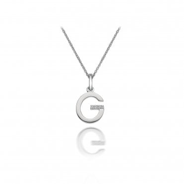 Initial Pendant - Letter G