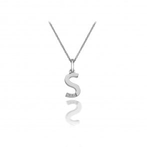 Initial Pendant - Letter S