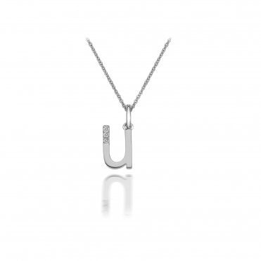 Initial Pendant - Letter U