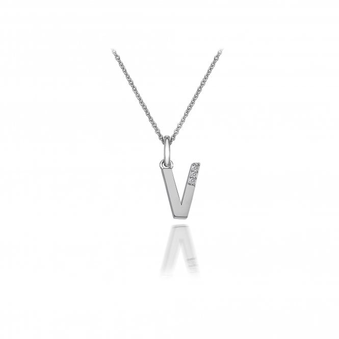 Initial Pendant - Letter V