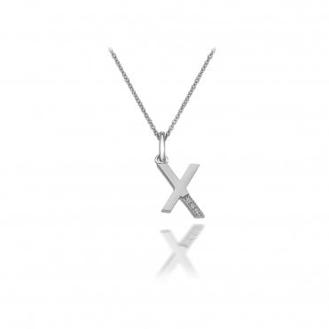 Initial Pendant - Letter X