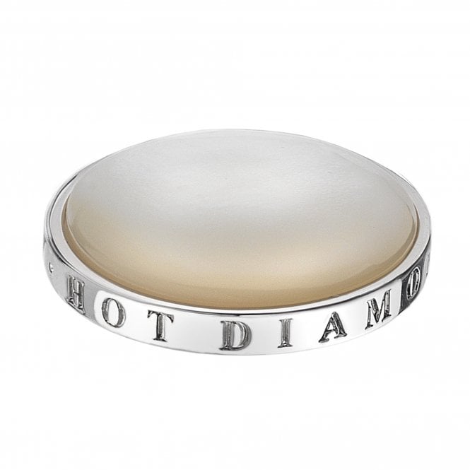 Innocence White Mother of Pearl Coin - 33mm