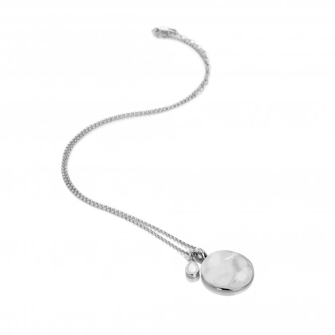 June Birthstone Circle Pendant