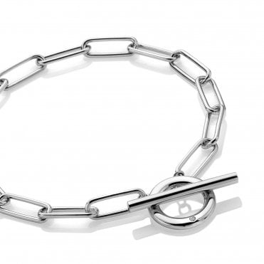 Linked T-Bar Bracelet