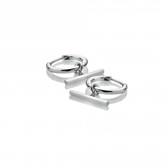 Linked T-Bar Earrings