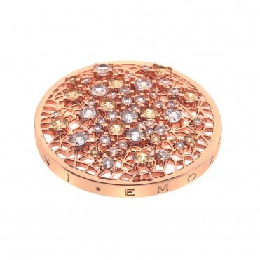 Mattina Champagne Coin - Rose Gold Plate - 33mm