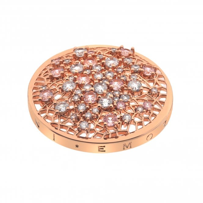 Mattina Pink Coin - Rose Gold Plate - 33mm