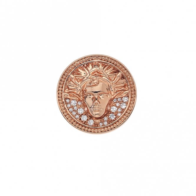 Medusa Bianca Rose Gold Plated Coin - 25mm