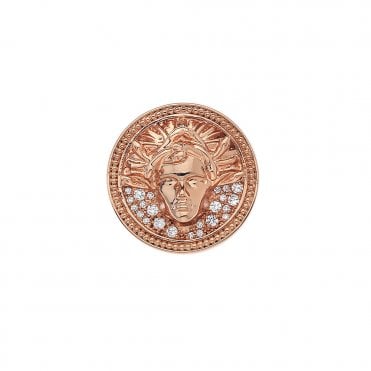 Medusa Bianca Rose Gold Plated Coin - 25mm