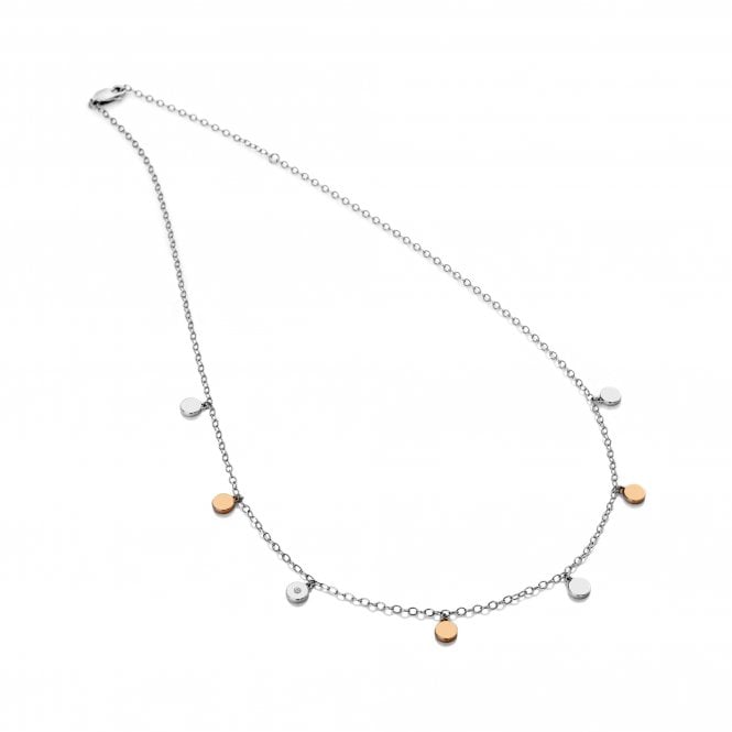 Monsoon Necklace - Rose Gold Plate Accents