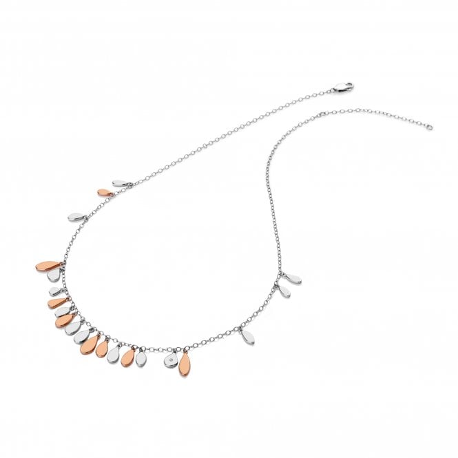 Monsoon Statement Necklace - Rose Gold Plate Accents