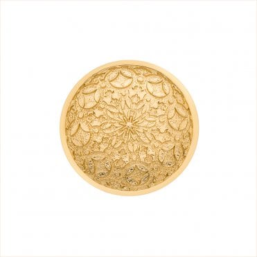 Mystical Map Yellow Gold Plated Coin - 33mm