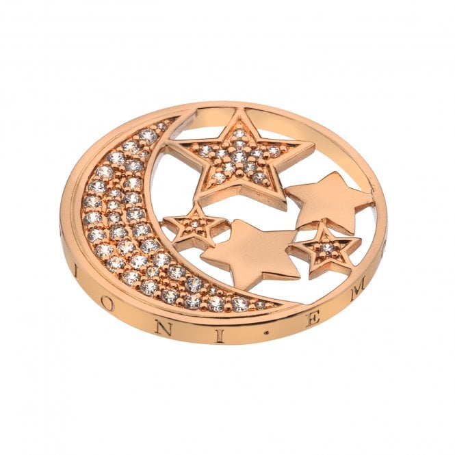 Notturno Coin - Rose Gold Plate - 33mm