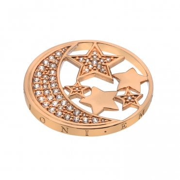 Notturno Coin - Rose Gold Plate - 33mm