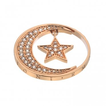 Notturno Drop Coin - Rose Gold Plate - 33mm