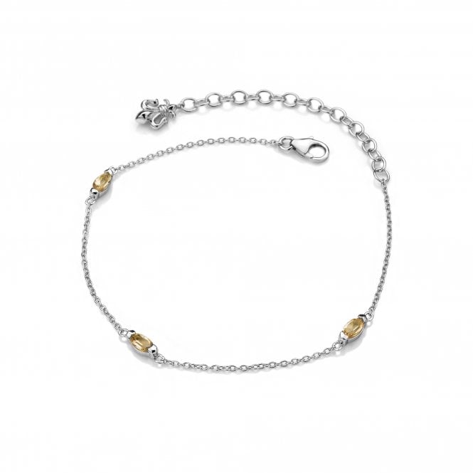 November - Citrine Marquise Cut Bracelet