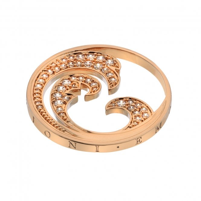 Oceano Coin - Rose Gold Plate - 33mm