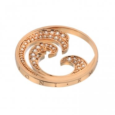 Oceano Coin - Rose Gold Plate - 33mm