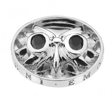 Overjoyed Owl Silver Plated coin - 25mm