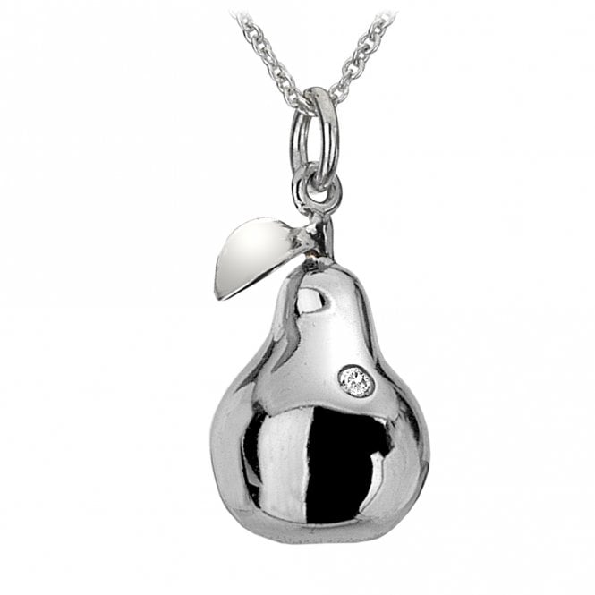 Pear Pendant - Silver