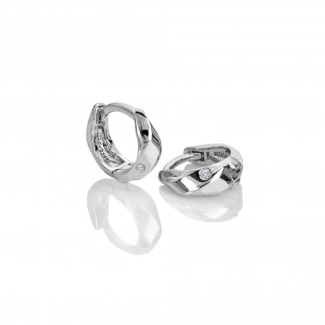 Ridge Huggie Earrings