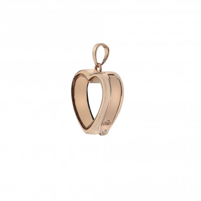 Rose Gold Plated Sterling Silver Small Love Locket