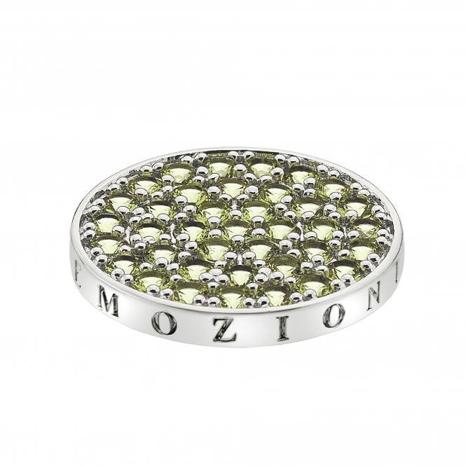 Scintilla Peridot Nature Coin - 25mm
