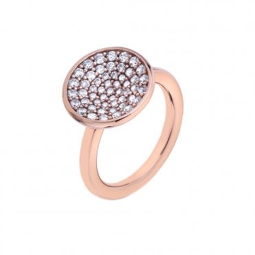 Scintilla Rose Gold Plated Ring