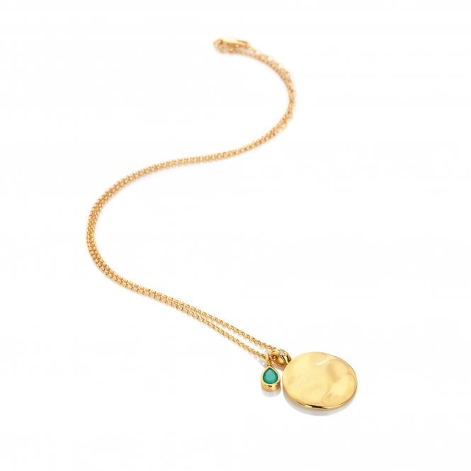 September Birthstone Circle Pendant
