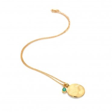 September Birthstone Circle Pendant