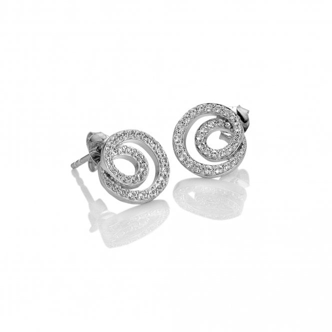 Shimmer Circle Earrings