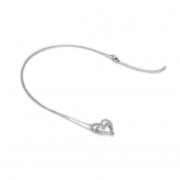 Shimmer Heart Necklace