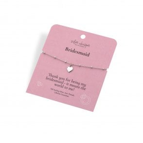 Silver Whisper Bridesmaid Bracelet