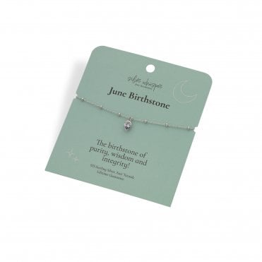 Silver Whisper June Bracelet