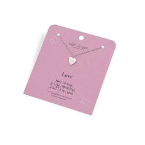 Silver Whisper Love Pendant