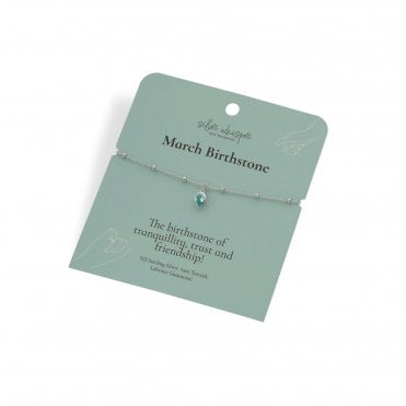 Silver Whisper March Bracelet