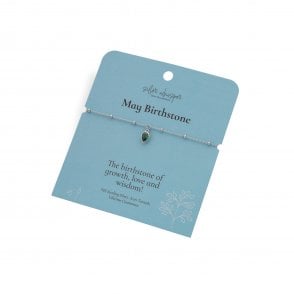 Silver Whisper May Bracelet
