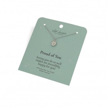 Silver Whisper Proud of You Pendant