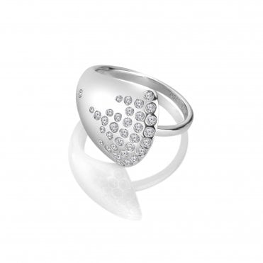 Spritz White Topaz Ring