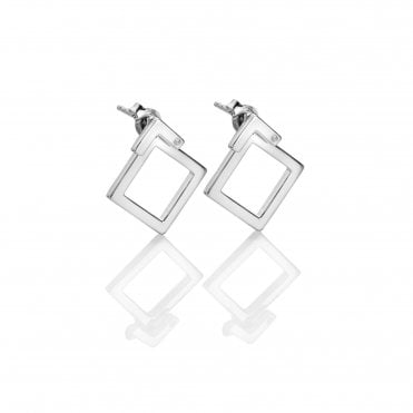 Square Paired Earrings