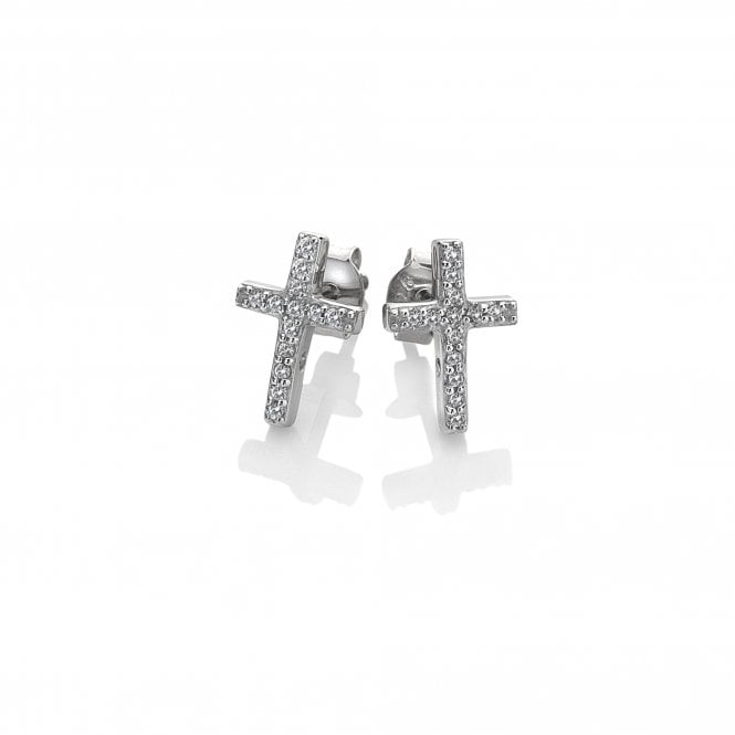 Striking Cross Earrings